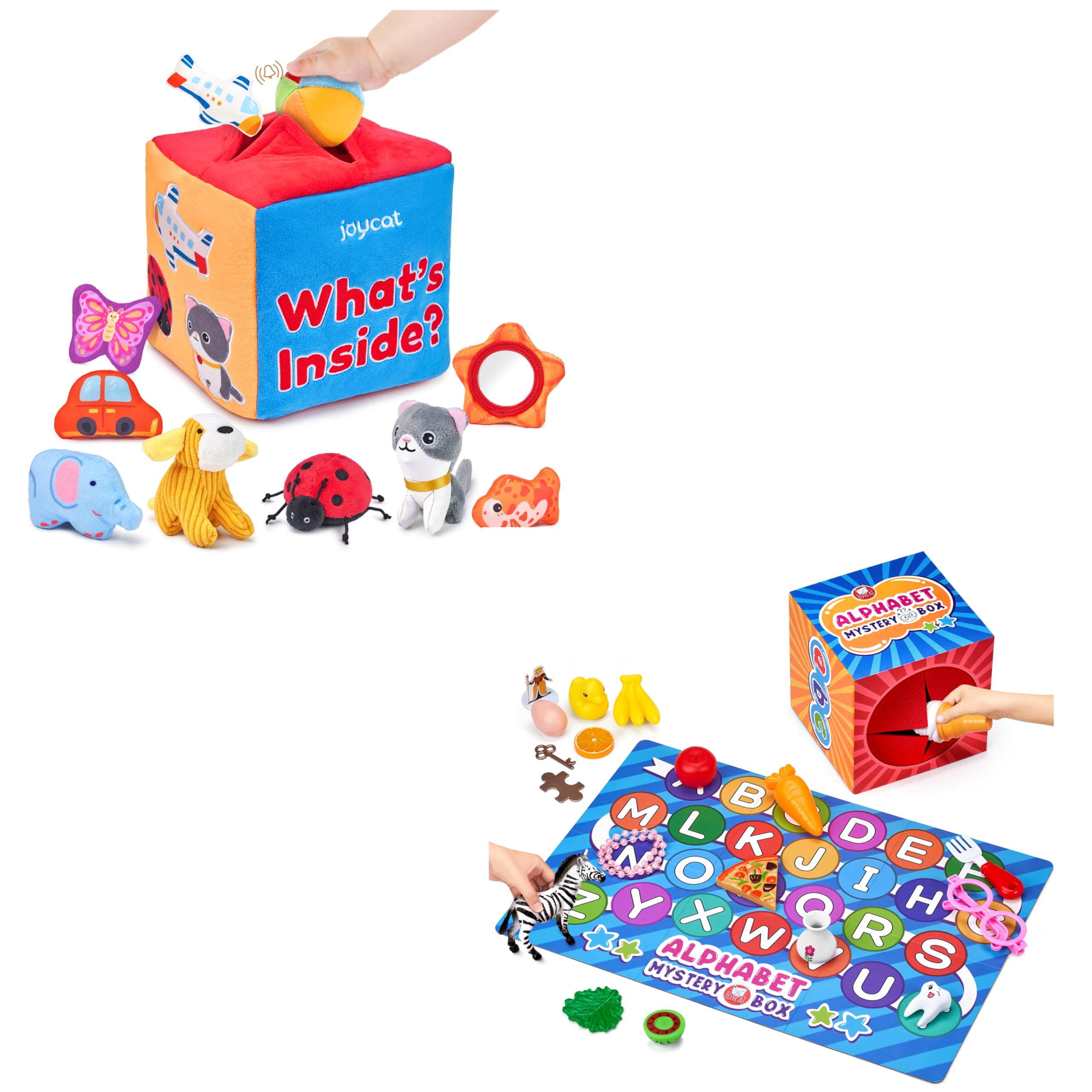Amazon.com: JoyCat Alphabet Mystery Box Soft Mystery Box with 10